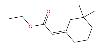 (Z)-3,3-Dimethylcyclohexane-delta1,beta-ethyl acetate